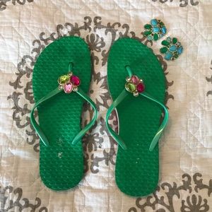 Lindsay Phillips Flip Flops w/extra accessory